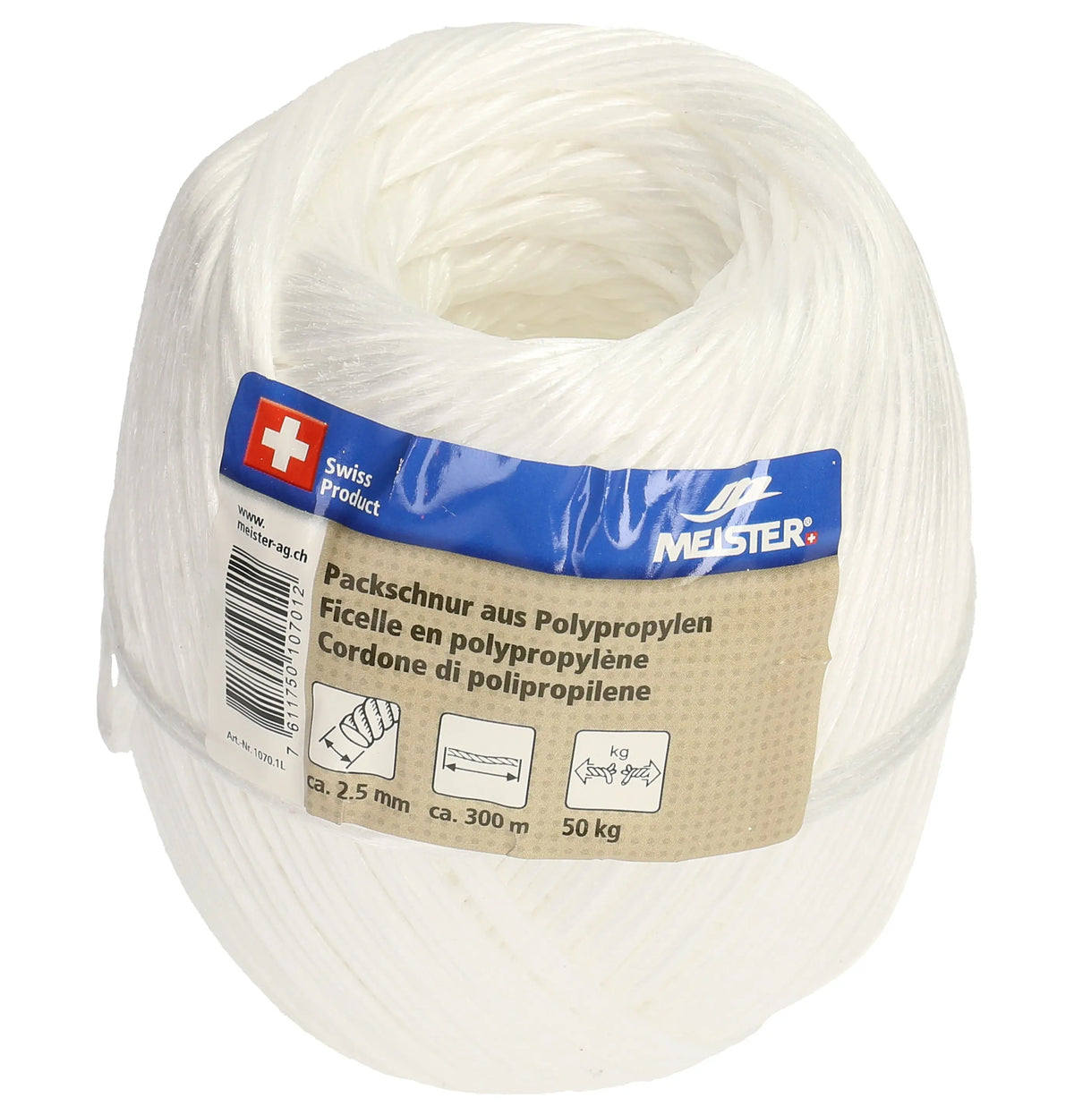 NEUTRAL Handpackschnur PP 10.23.004.00.526 weiss 2.5mm/300m Idealshop