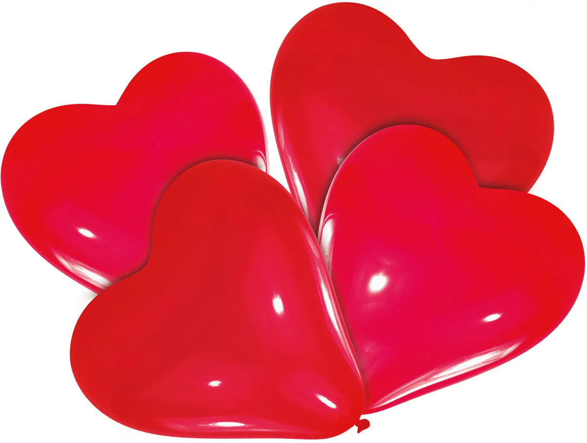 NEUTRAL Herzluftballons 6439 4 Stück Idealshop