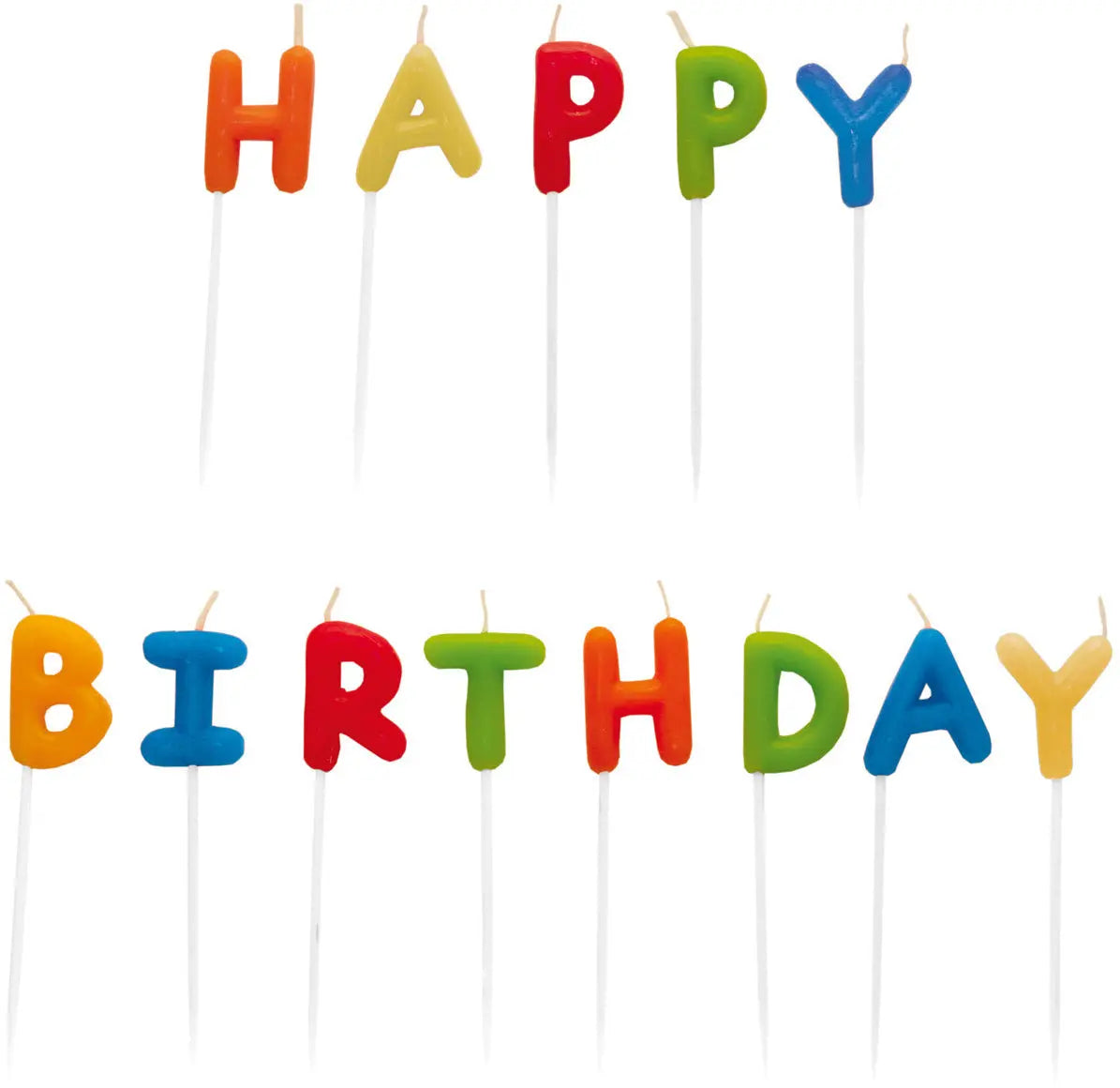 NEUTRAL   Kerzen-Set Happy Birthday Idealshop