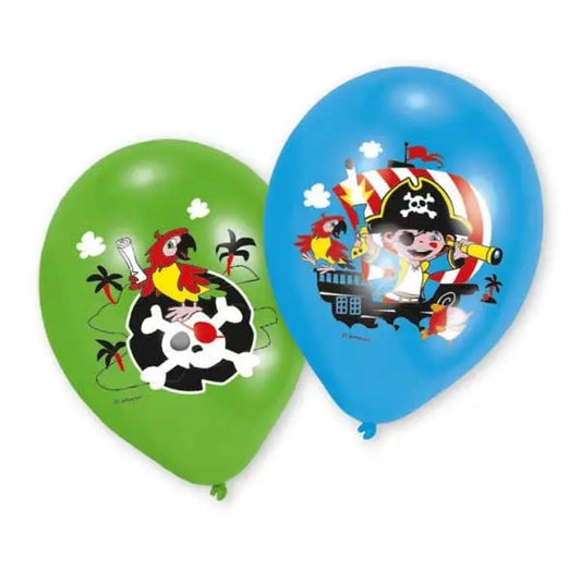 NEUTRAL   Latexballons Piraten    6 Stk. Idealshop