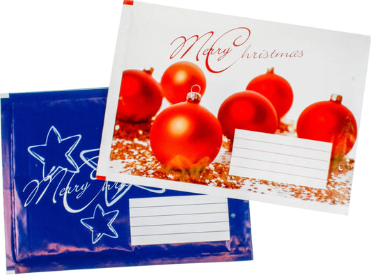 NEUTRAL Luftpolstertaschen Christmas 081055 Gr.7, 250x350mm 4 Stück Idealshop