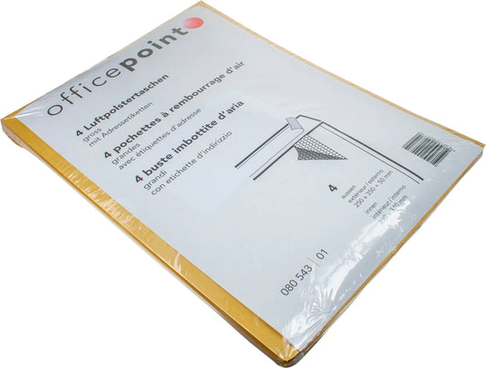 NEUTRAL Luftpolstertaschen gross 4er GROSS braun, 250x350x50mm Idealshop