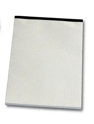 NEUTRAL Notizblock kariert A5 Notizblock weiss, 4mm, 80g 100 Blatt Idealshop