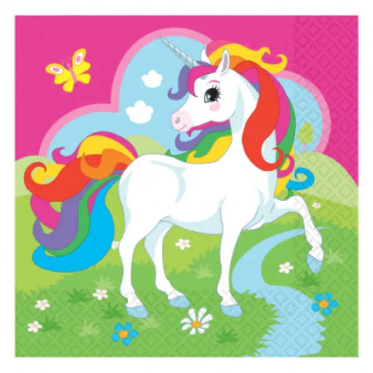 NEUTRAL Servietten Einhorn 9902103 33x33cm 20 Stück Idealshop