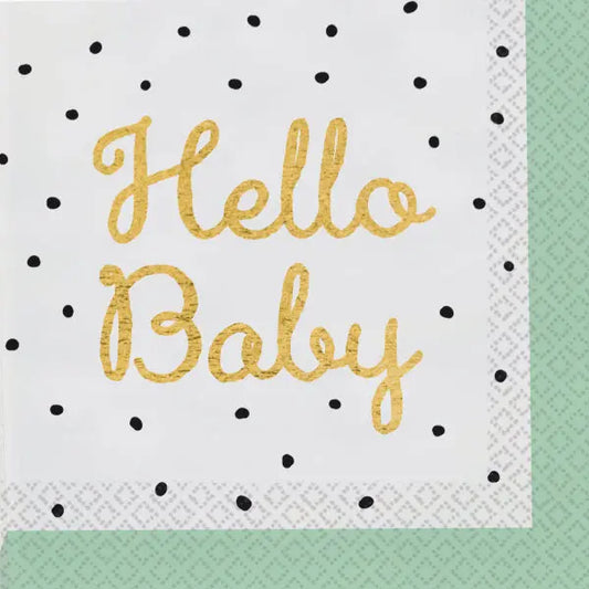 NEUTRAL   Servietten Hello Baby Idealshop