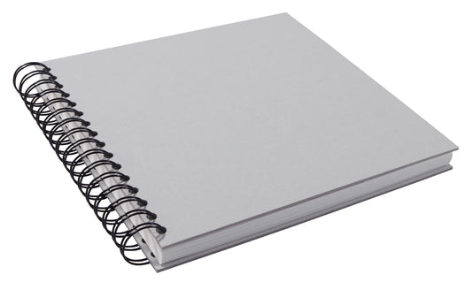 NEUTRAL Spiral-Skizzenbuch 21x21cm 150312 130g, grau 110 Seiten Idealshop