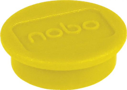 NOBO Magnet rund 13mm 1915288 gelb 10 Stück Idealshop