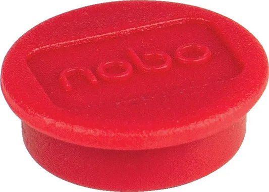 NOBO Magnet rund 24mm 1915293 rot 10 Stück Idealshop