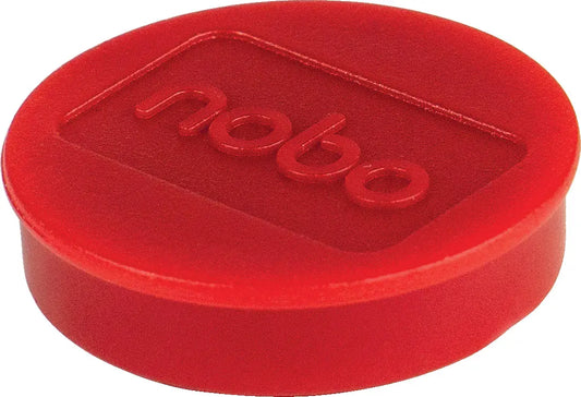 NOBO Magnet rund 32mm 1915300 rot 10 Stück Idealshop