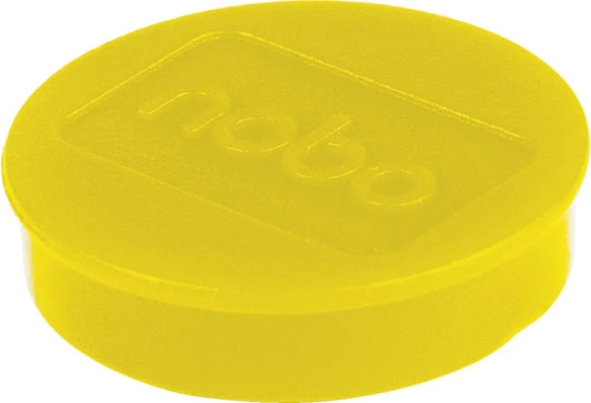 NOBO Magnet rund 38mm 1915309 gelb 10 Stück Idealshop
