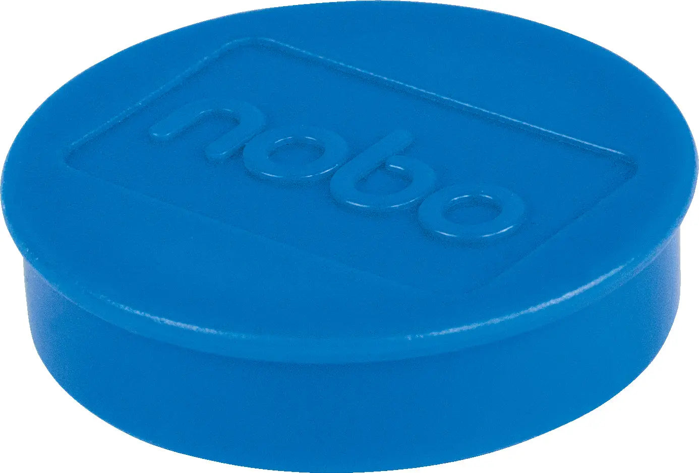 NOBO Magnet rund 38mm 1915313 blau 10 Stück Idealshop