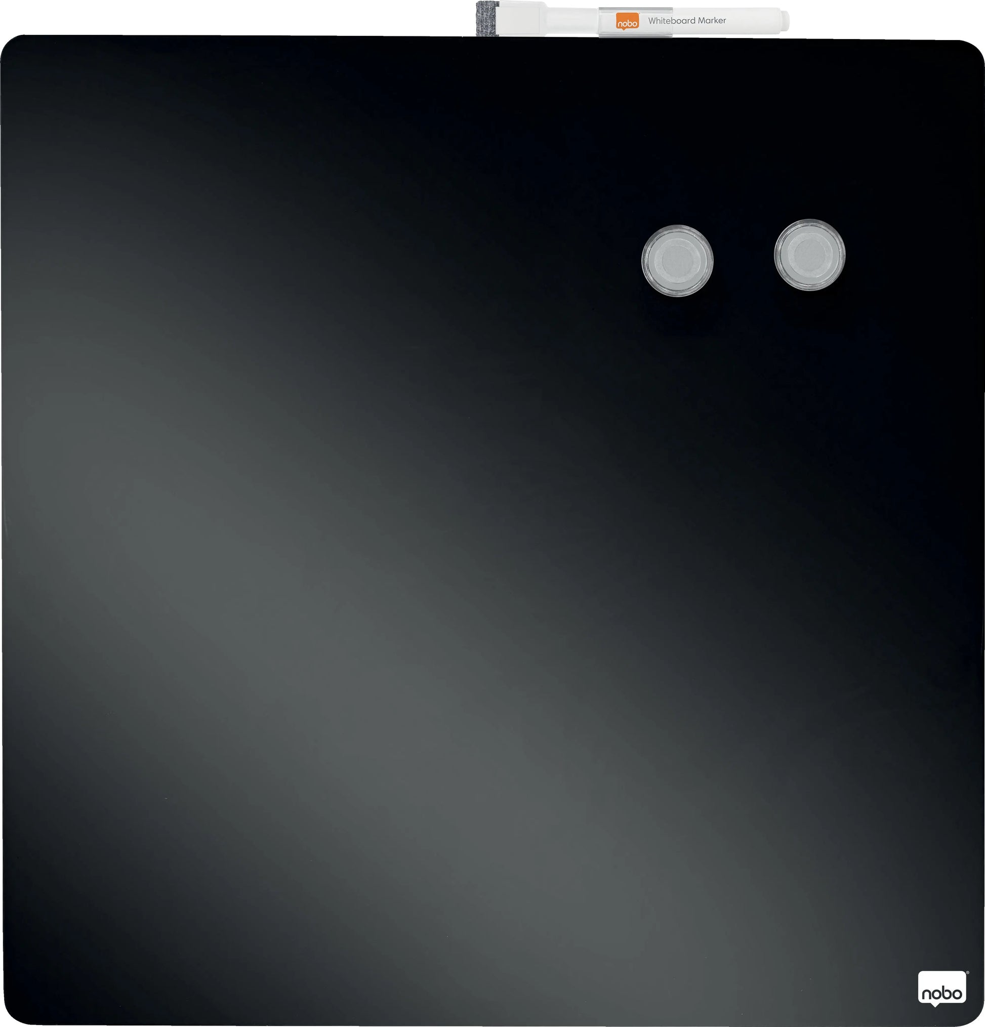 NOBO Quartet magnethaftend 1903774 360x360mm schwarz Idealshop