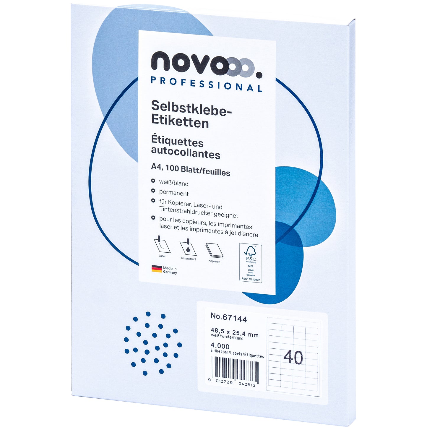 NOVOOO    Etiketten          48.5x25.4mm