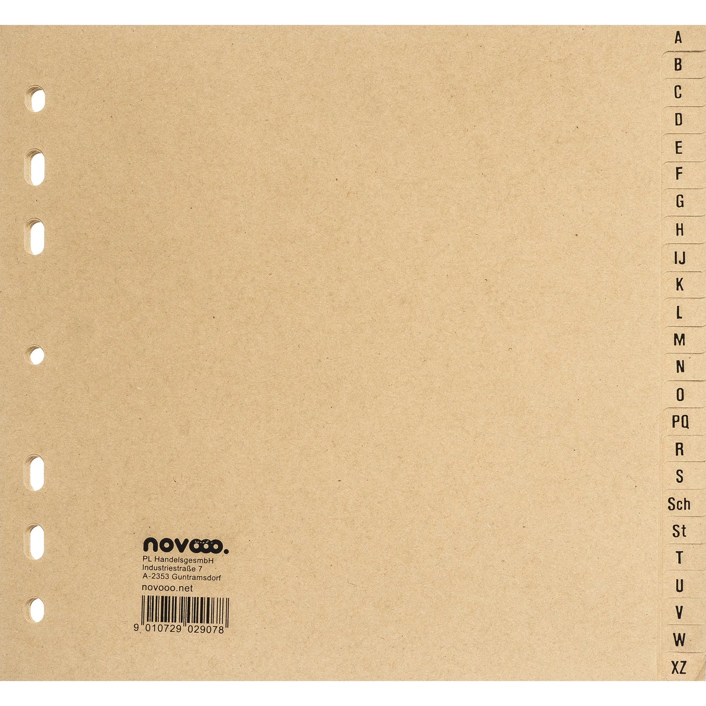 NOVOOO Kartonregister 3/4 H. 40626 chamois A-Z 24-teilig Idealshop