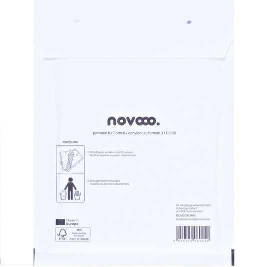 NOVOOO Luftpolstertasche Gr.3 E-1712136 weiss, 170x225mm 100 Stück Idealshop