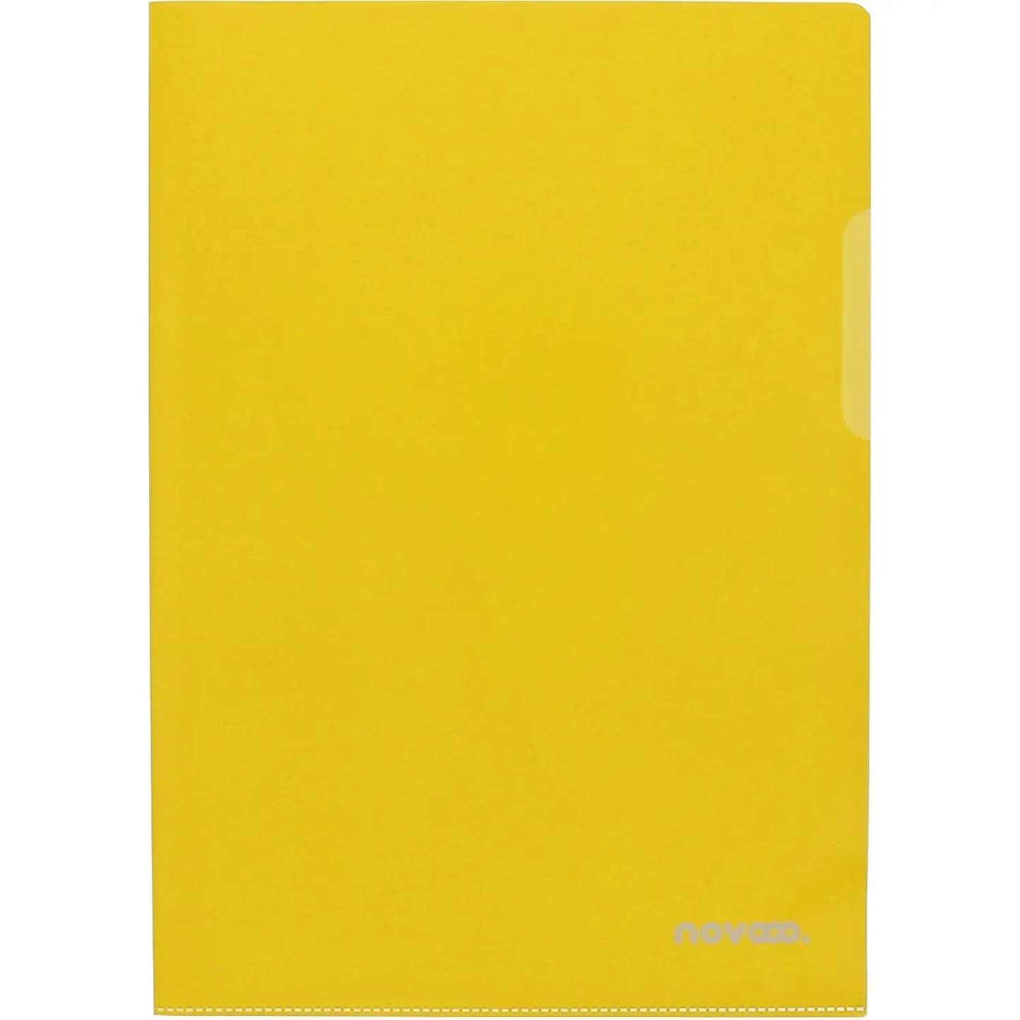 NOVOOO Pro Sichtmappen 120my A4 400197758 gelb genarbt 100 Stück Idealshop