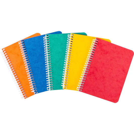 NOVOOO Spiralheft ass. 7.6×10.1cm 729775 kariert, 4mm, 70g 48 Blatt Idealshop