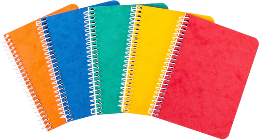 NOVOOO Spiralheft ass. 9.1×12.1cm 729776 kariert, 4mm, 70g 48 Blatt Idealshop