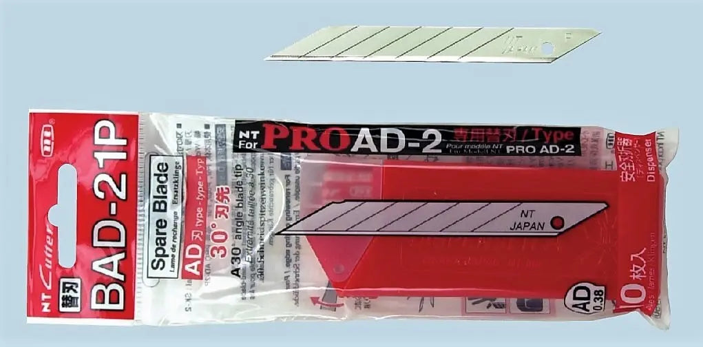 NT Ersatzklinge 9mm BAD-21P 30 Grad, Etui à 10 Stück Idealshop