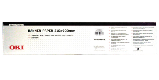 OKI       Banner Papier        210x900mm