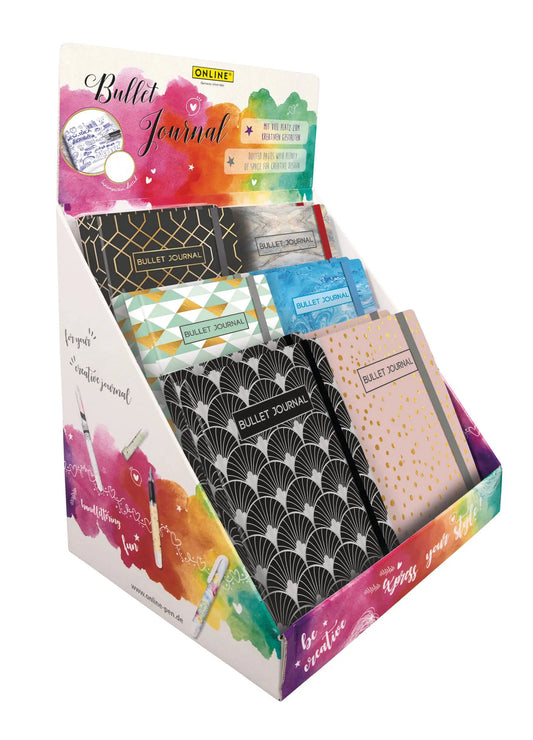 ONLINE Bullet Journal Display 02251/12 12 assortiert Idealshop