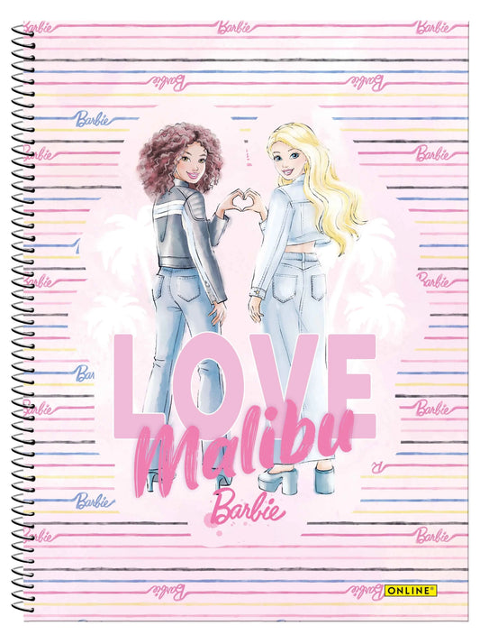 ONLINE Collegeblock Barbie A4 18120/10 kariert, 90g., ass. 80 Blatt Idealshop