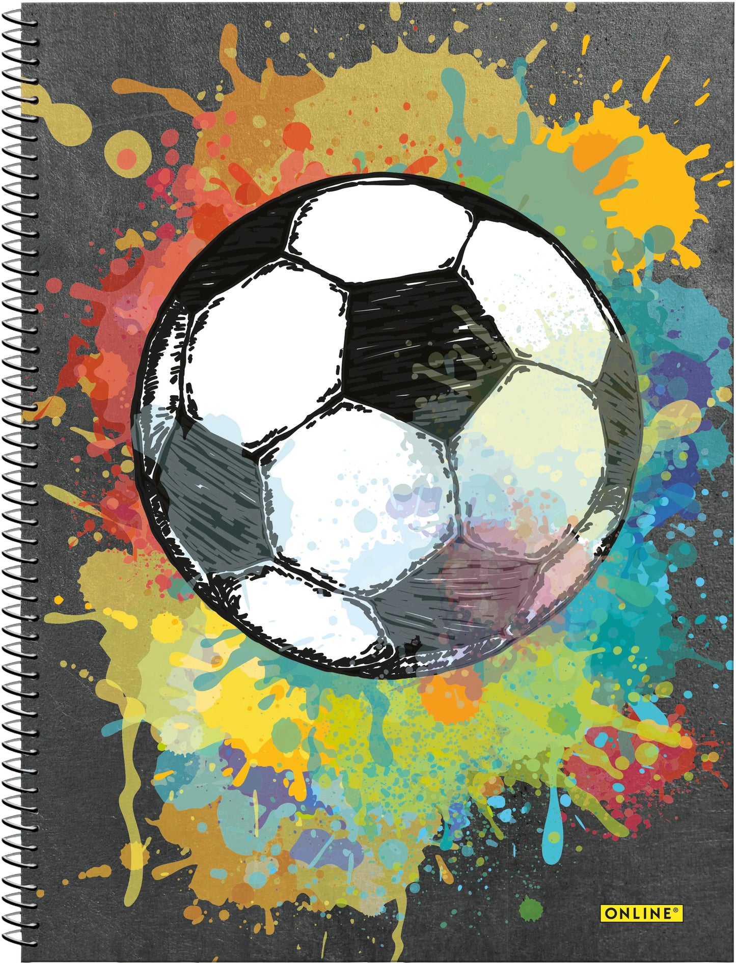 ONLINE Collegeblock Soccer A4 10169/9 kariert, 90gr. 80 Blatt Idealshop