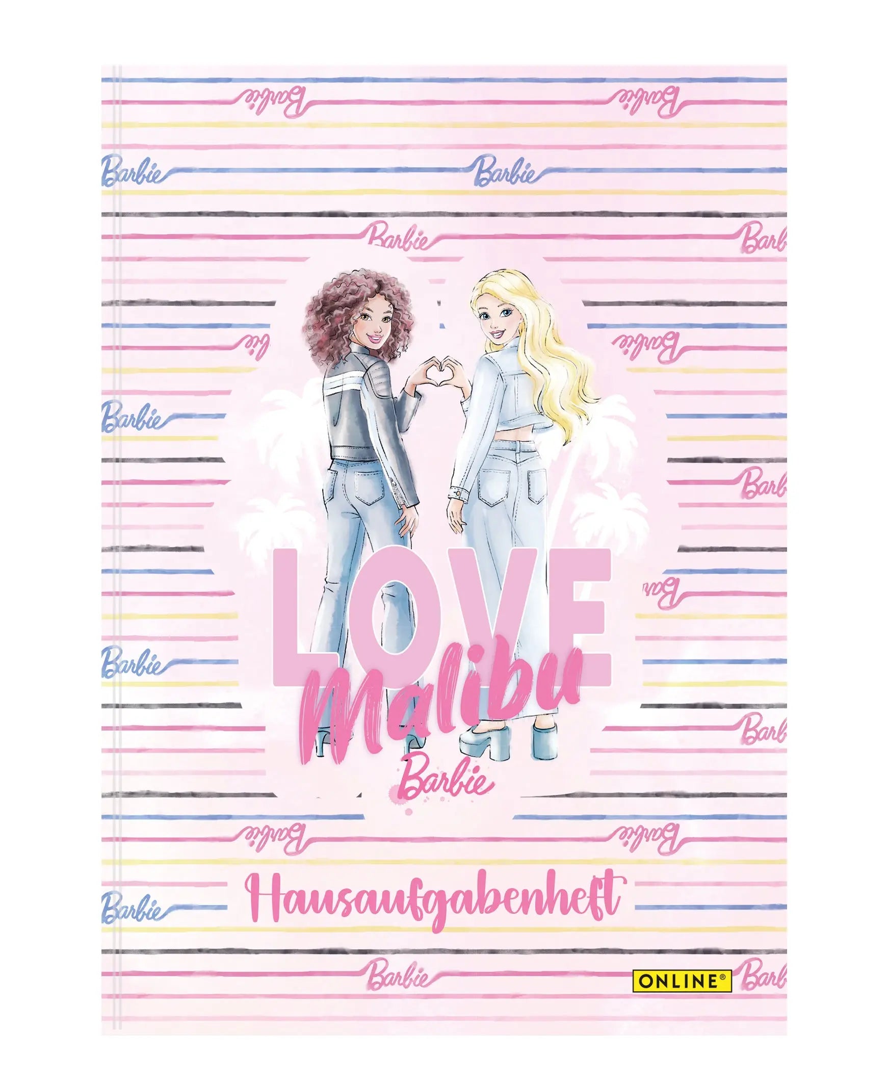 ONLINE Hausaufgabenheft A5 18125/12 Barbie, deutsch, assortiert Idealshop