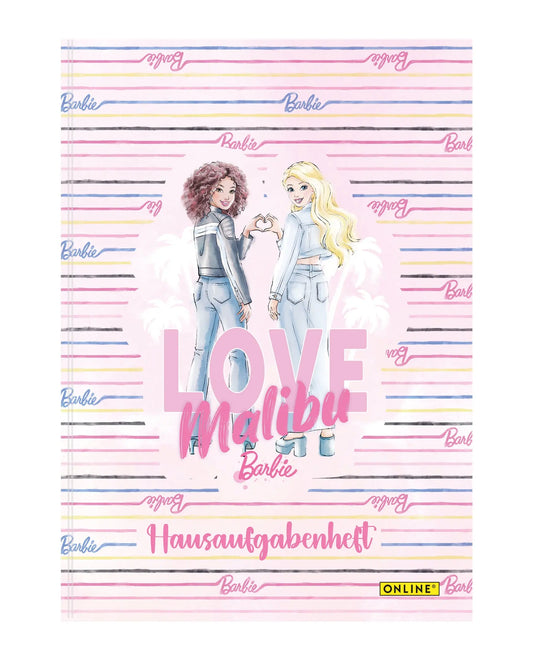 ONLINE Hausaufgabenheft A5 18125/12 Barbie, deutsch, assortiert Idealshop