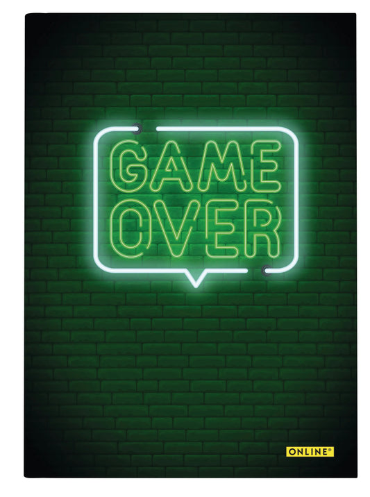 ONLINE    Kladde Game Over            A5 Idealshop
