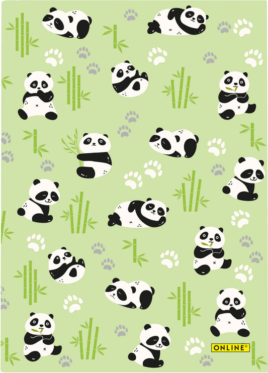 ONLINE Kladde Panda A5 10166/6 80g, 96 Blatt, dotted Idealshop