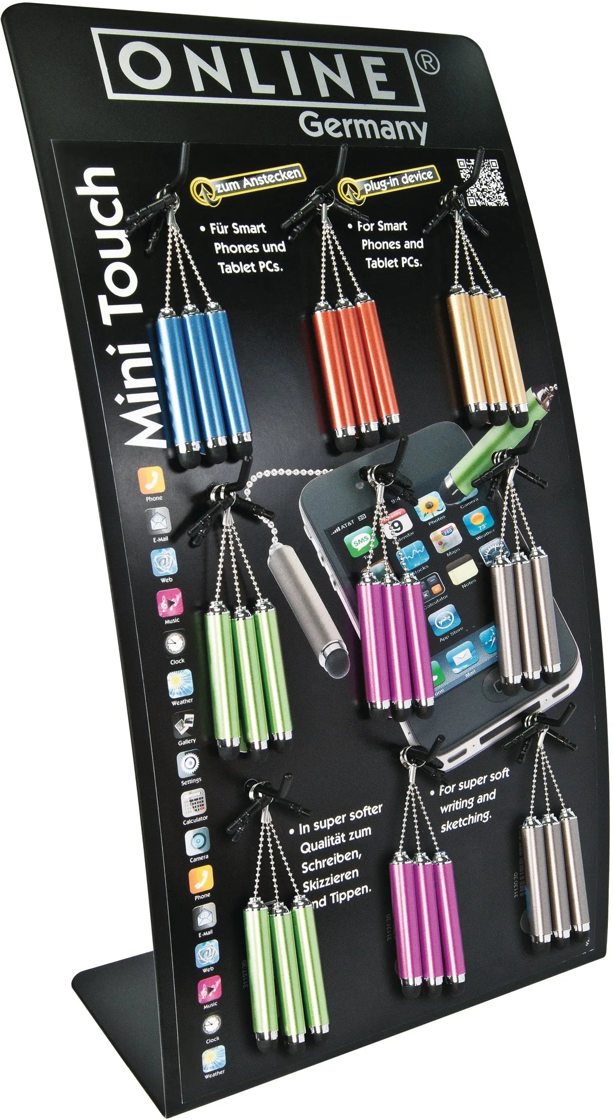 ONLINE Metalldisplay Accessoire 31047/54 Mini Touch, 54 sortiert Idealshop