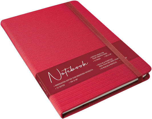 ONLINE    Notizbuch Indian    Summer Red Idealshop