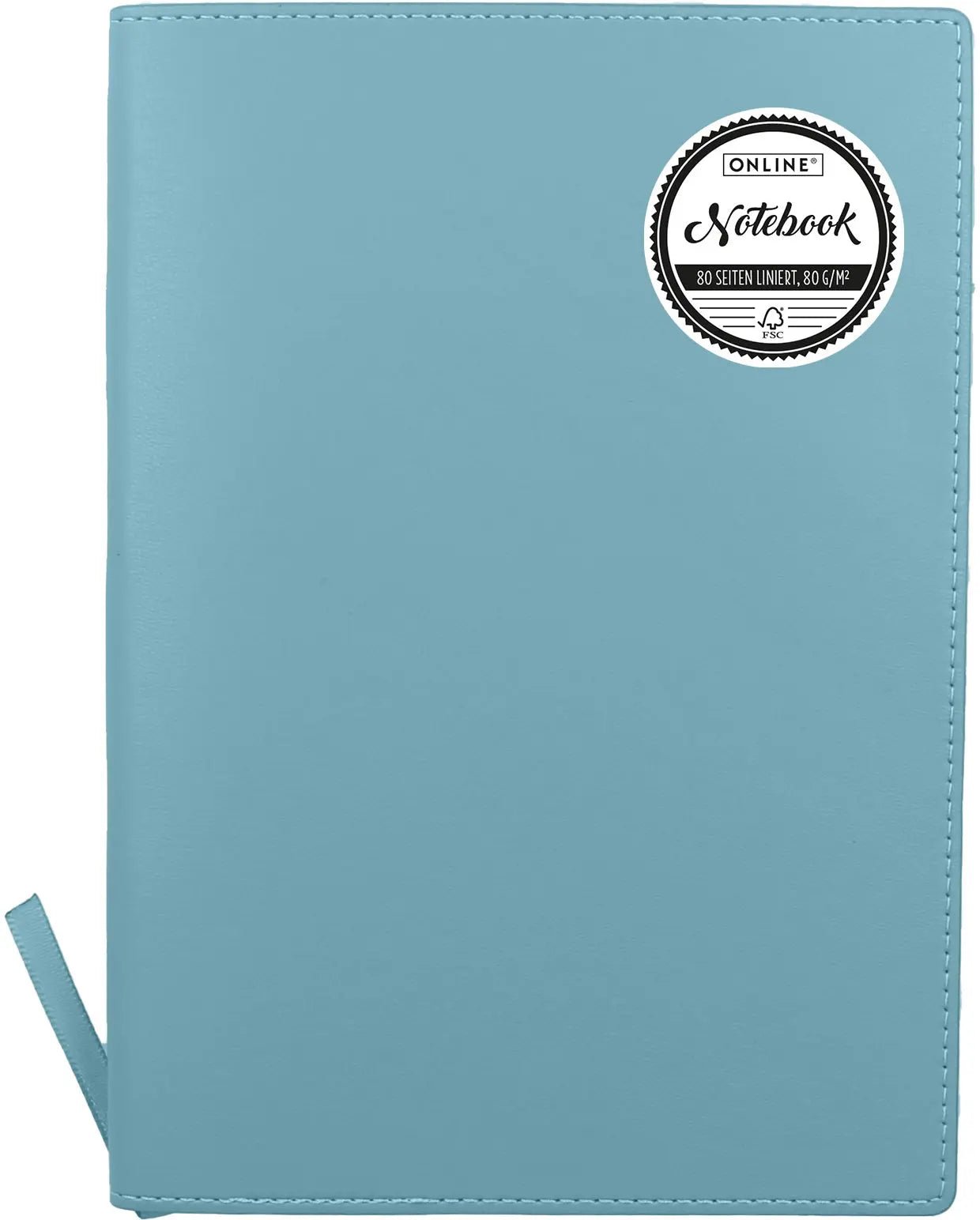 ONLINE Notizbuch Soft Cover A5 16004 turquoise, liniert 80 Blatt Idealshop