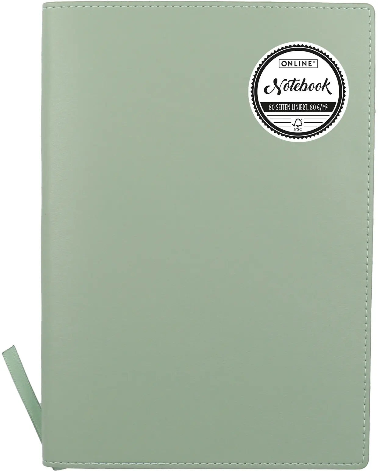ONLINE Notizbuch Soft Cover A5 16005 mint, liniert 80 Blatt Idealshop