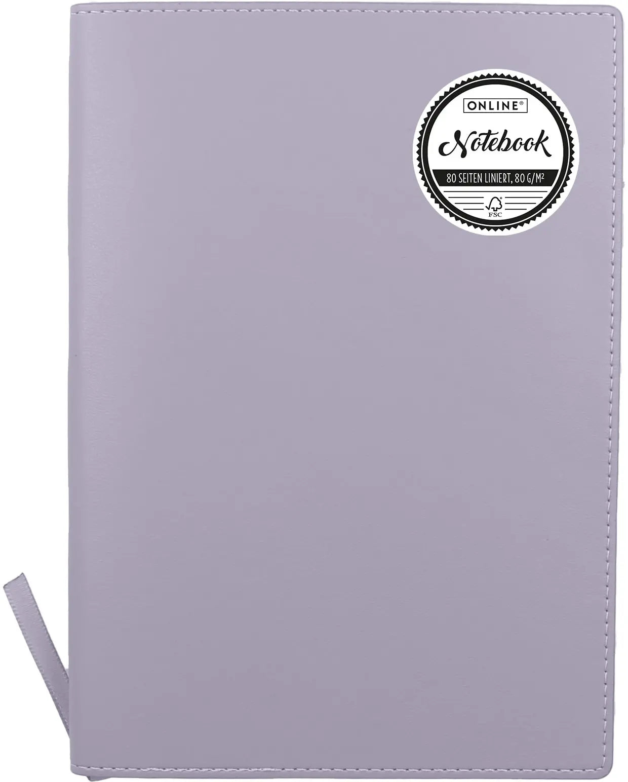 ONLINE Notizbuch Soft Cover A5 16006 lilac, liniert 80 Blatt Idealshop