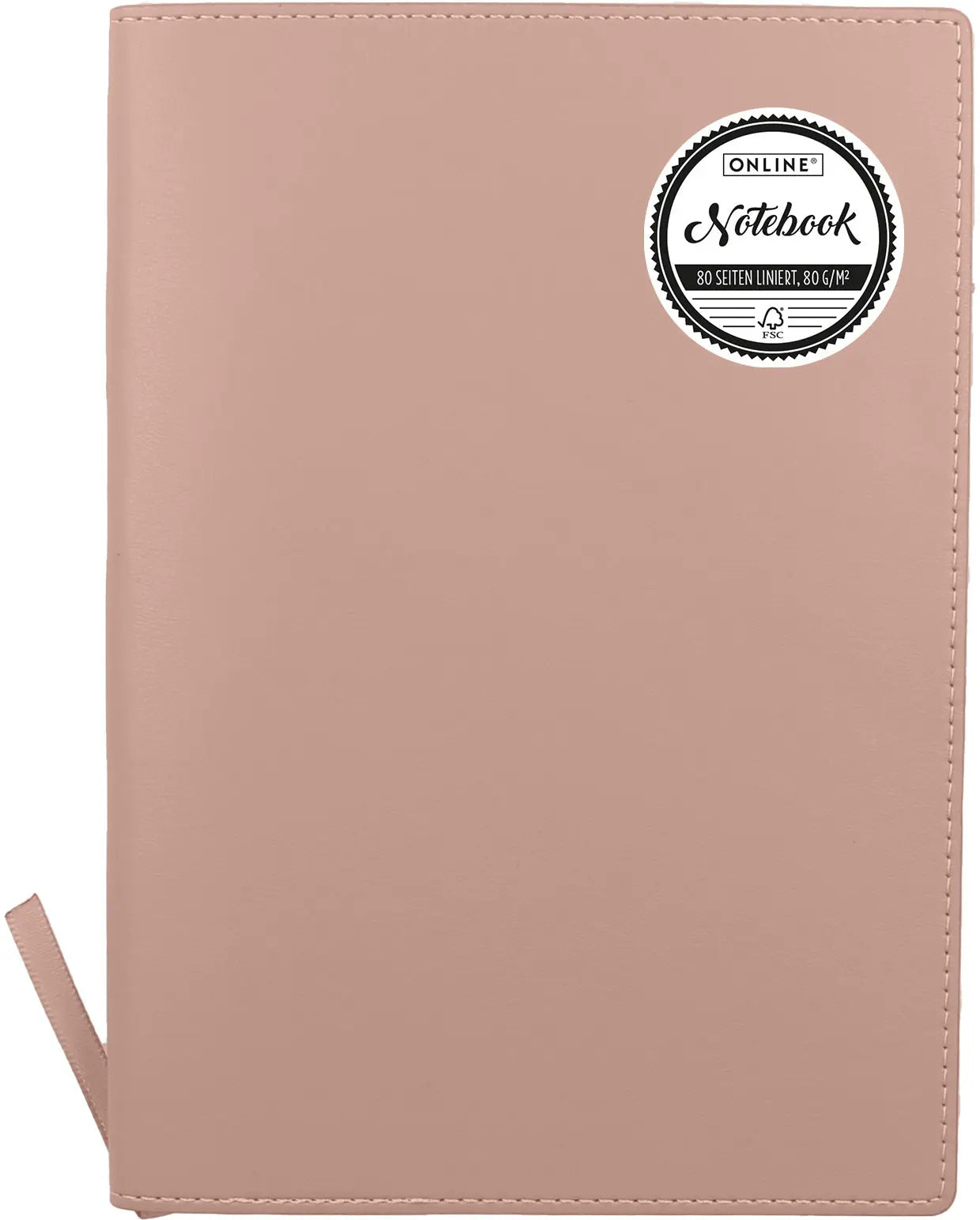 ONLINE Notizbuch Soft Cover A5 16007 rose, liniert 80 Blatt Idealshop