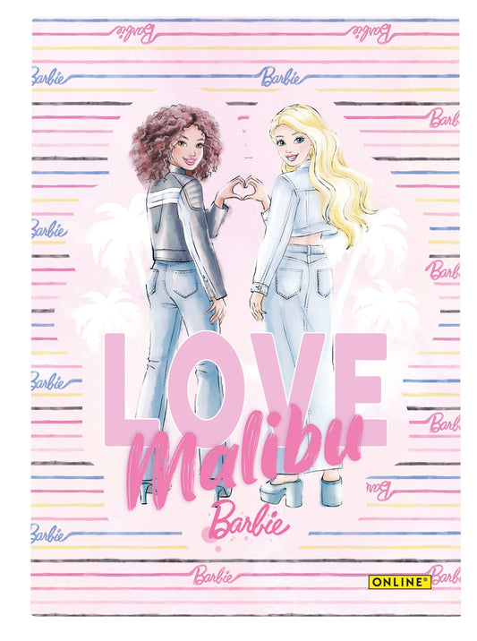 ONLINE Notizheft Barbie A5 18121/6 dotted, 80g, ass. 96 Blatt Idealshop