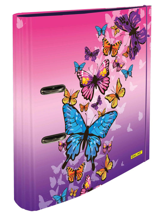 ONLINE    Ordner Butterfly           7cm Idealshop