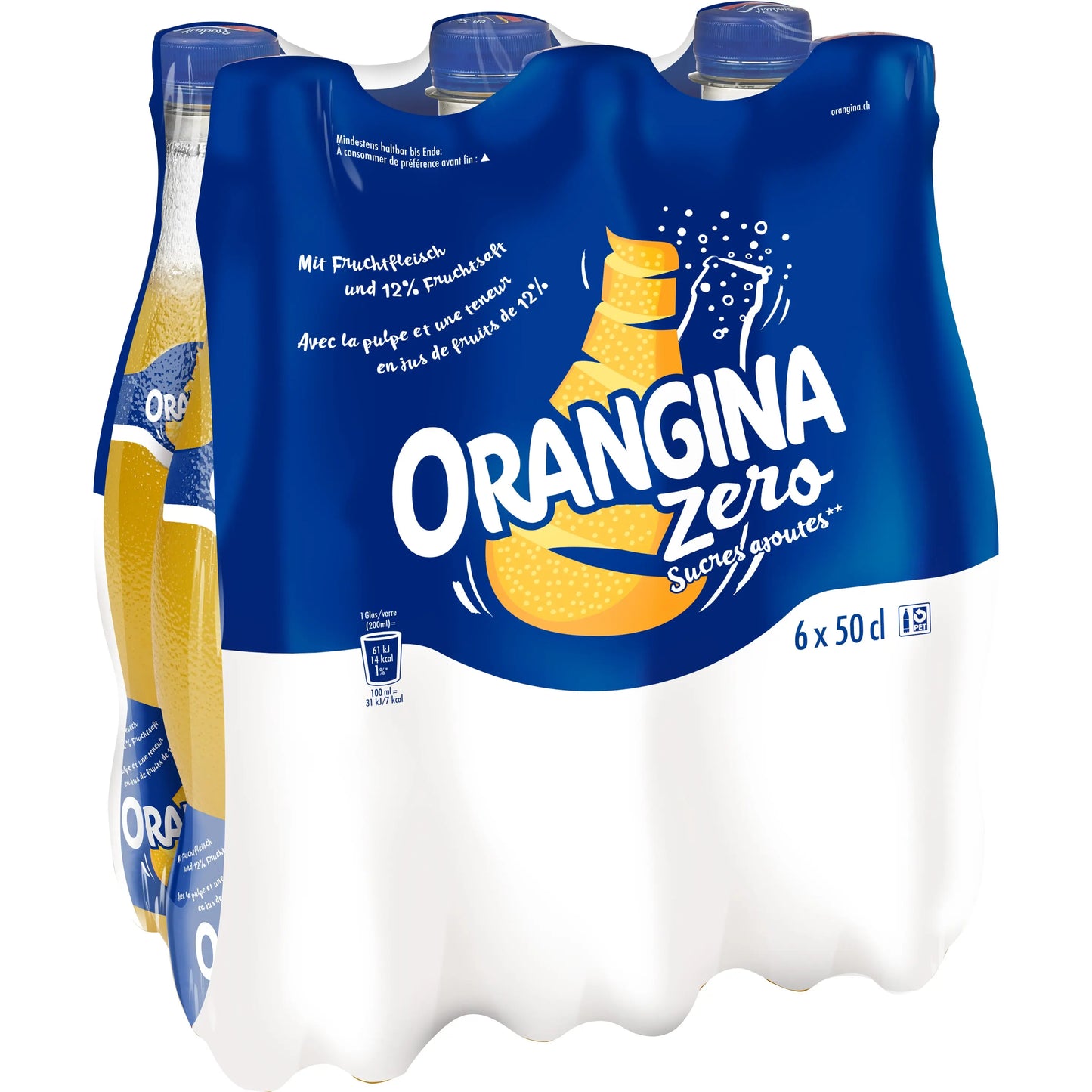 ORANGINA Original Zero 10003532 50 cl, 6 Stk. Idealshop