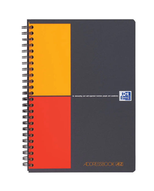 OXFORD Adressbuch International A5 100103165 Motiv grau,lini. 80g 72 Blatt Idealshop