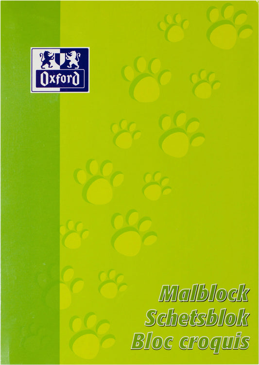 OXFORD Malblock A4 100050303 blanko,90g 100 Blatt Idealshop