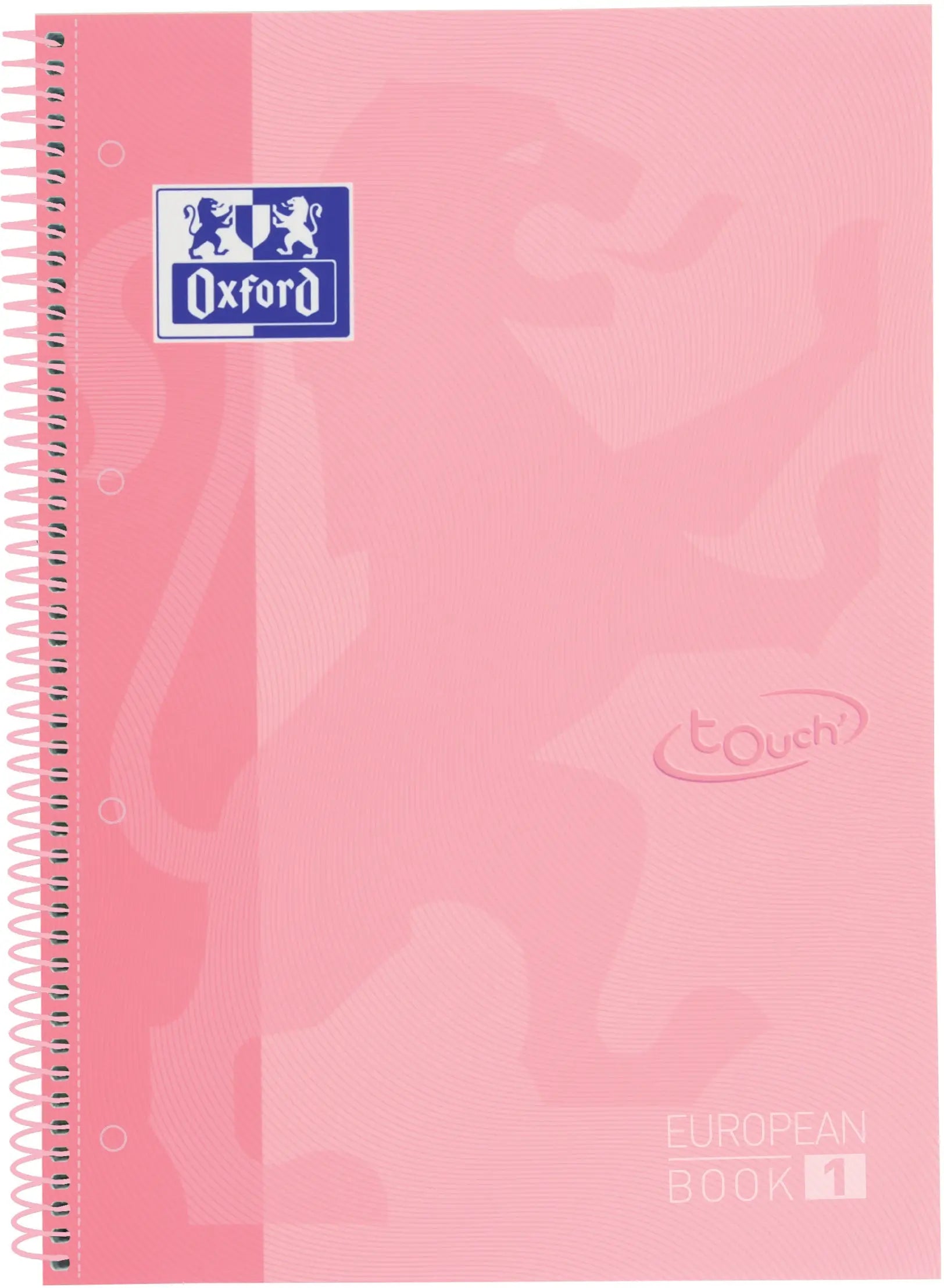 OXFORD Spiralbuch A4+ 400138324 liniert pastellrosa 80 Blatt Idealshop