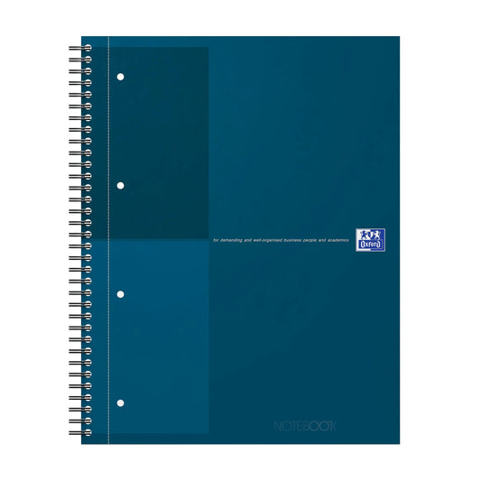 OXFORD Spiralbuch A4+ 400194461 liniert, petrol 80 Blatt Idealshop