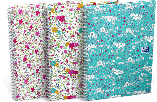 OXFORD    Spiralbuch ForMe Floral     B5 Idealshop