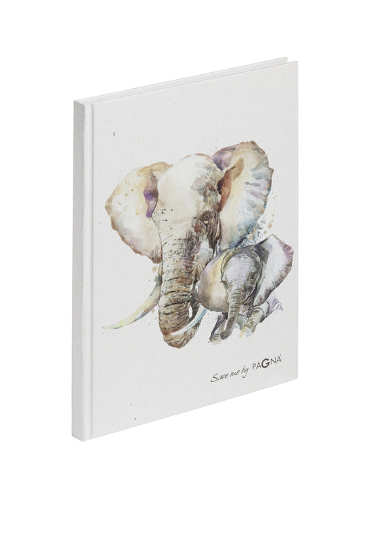 PAGNA Notizbuch Save me A5 26093-15 Elefant 128S, dotted lines Idealshop