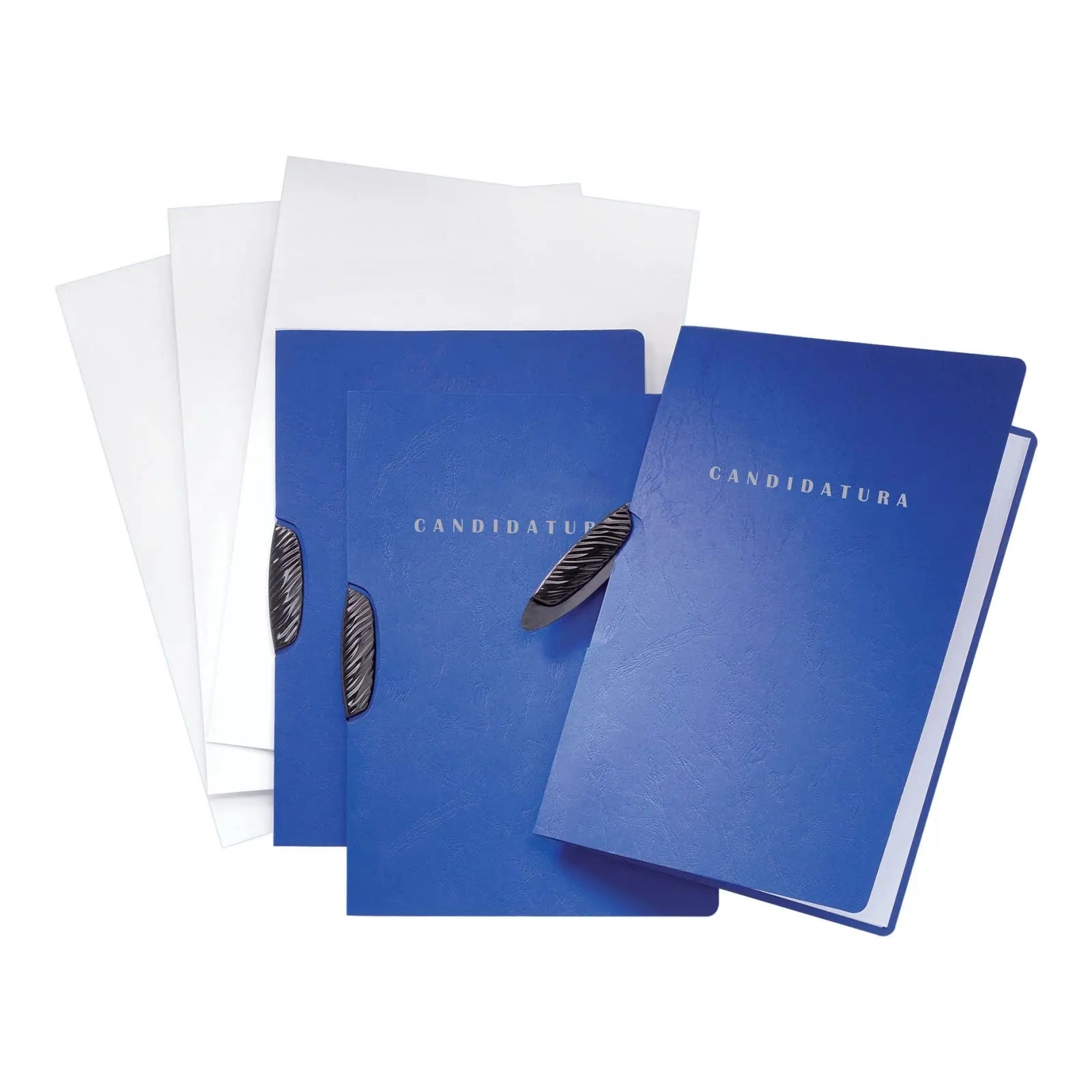 PAGNA Bewerbungsmappen-Set 3Stk 254144002 italienisch, blau Idealshop