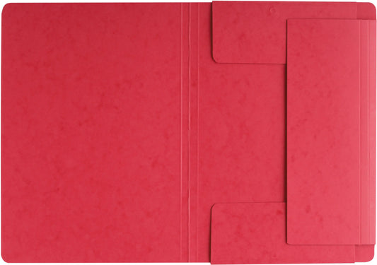 PAGNA Gummibandmappe A4 24007-01 rot 3 Klappen Idealshop