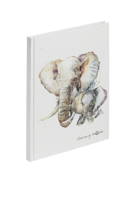 PAGNA Notizbuch Save me A5 26093-15 Elefant 128S, dotted lines Idealshop