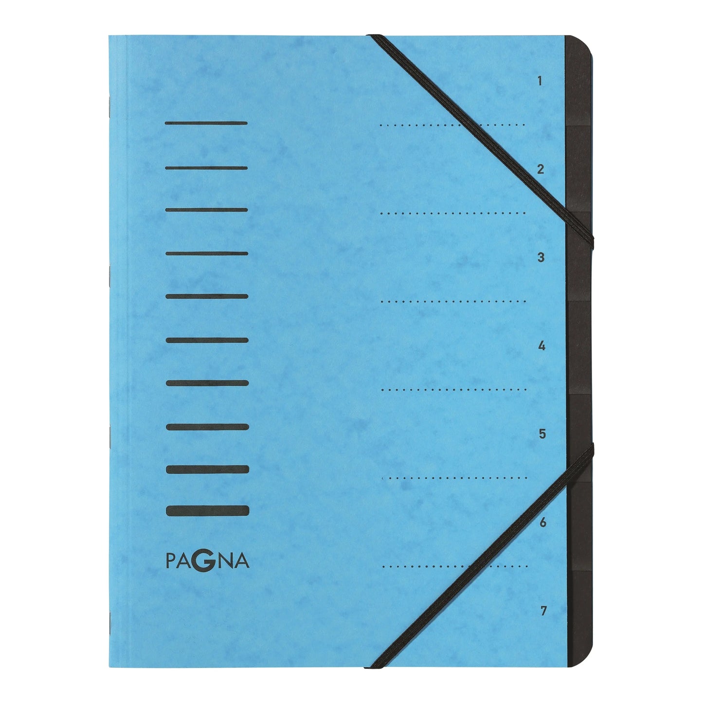 PAGNA Ordnungsmappe A4 40058-18 hellblau 7-teilig Idealshop